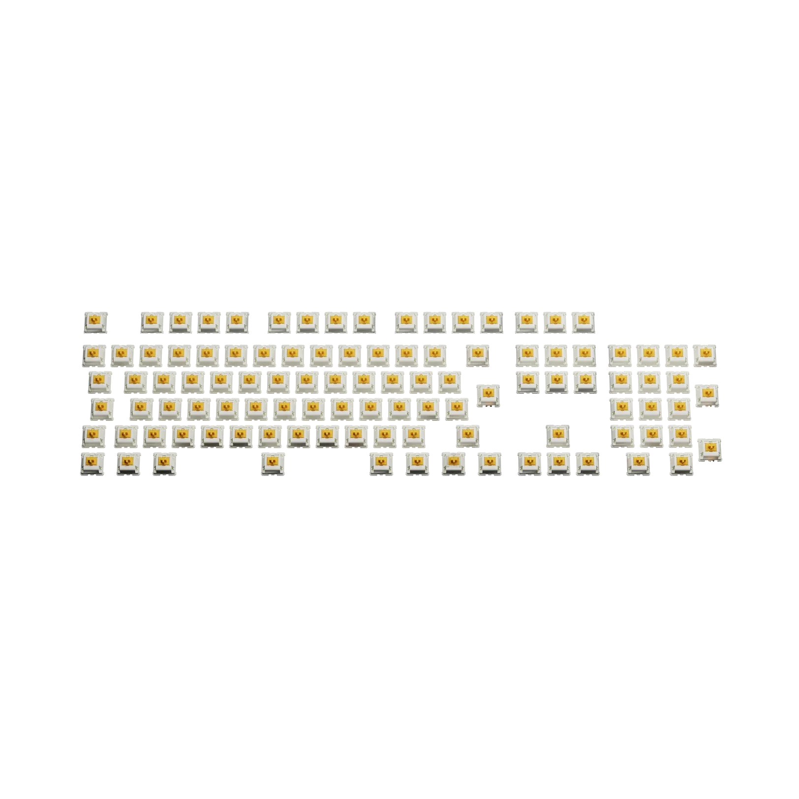Glorious Panda Mechanical Keyboard Switches - MX Style, 100-Pack, ISO Layout - Perfect for Gaming, Typing & Custom Keyboard Builds
