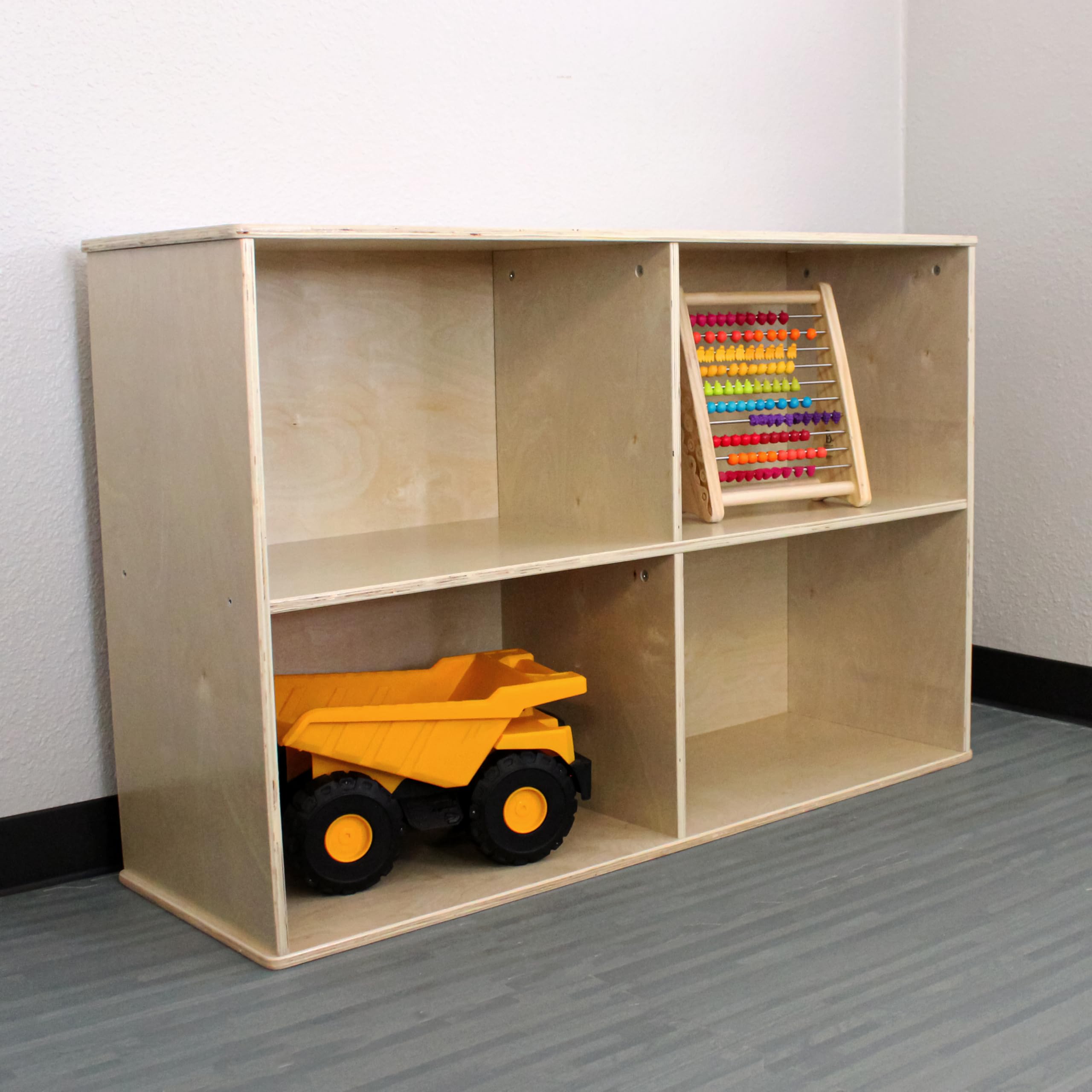 FDP 4-Compartment Cubby Shelf Organizer - 30