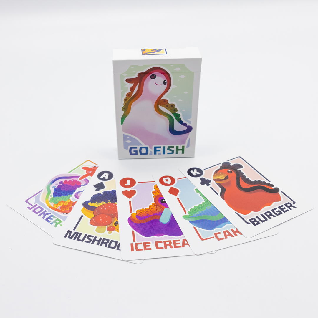 Doomslug Go Fish Playing Cards - Classic Family Fun Card Game for Kids & Adults - Perfect for Parties, Travel & Indoor Activities