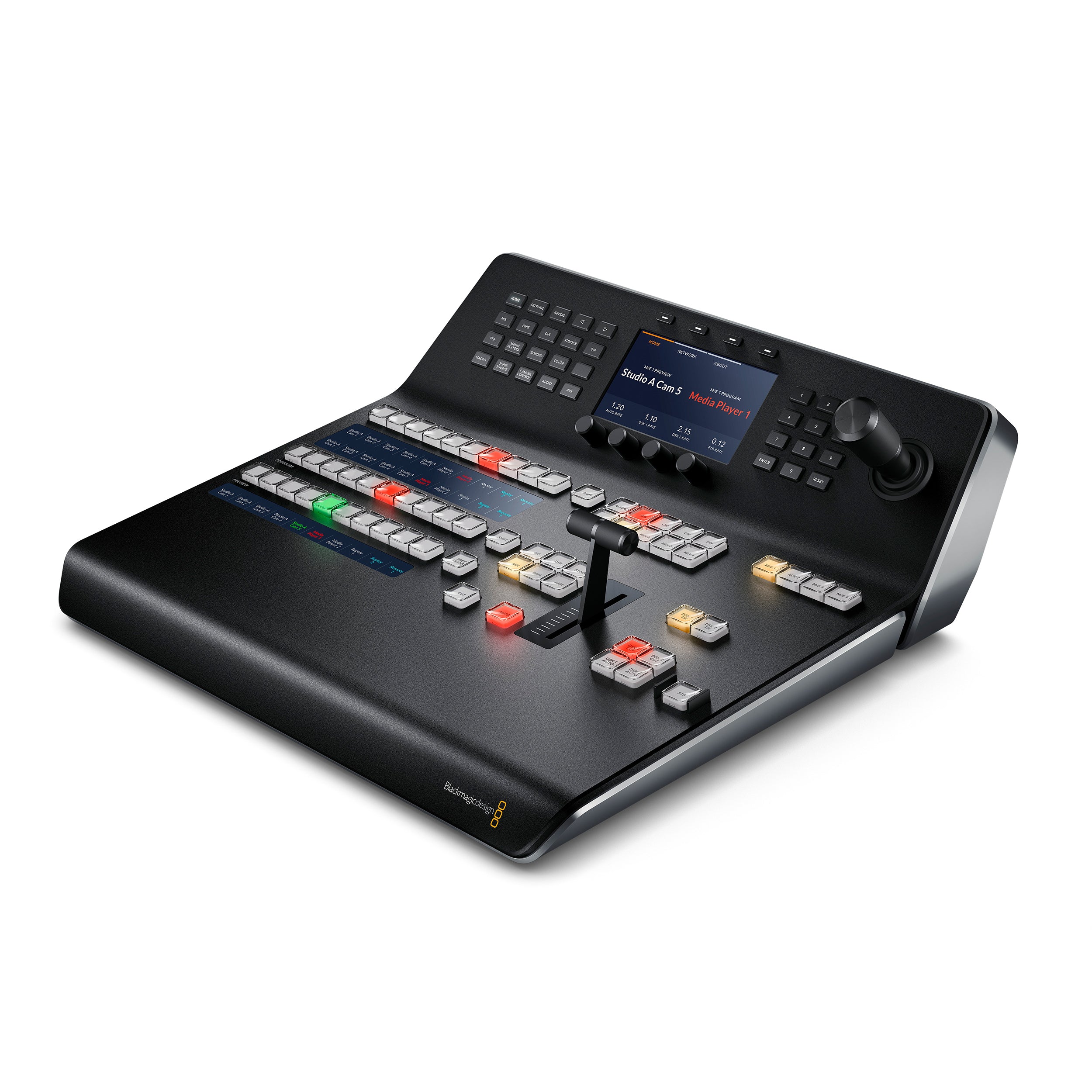 Blackmagic Design ATEM 1 M/E Advanced Panel 10 - Professional Live Production Switcher Control Surface for Broadcast & Streaming Studios (SPECIAL ORDER)