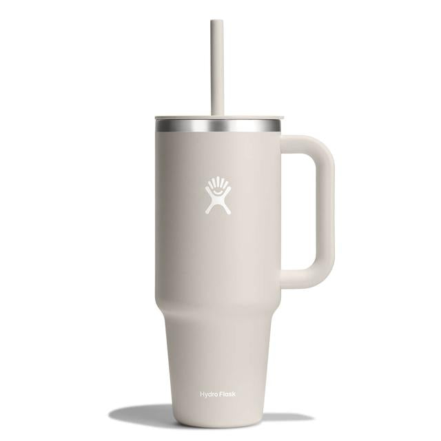 40oz Stainless Steel Insulated Travel Tumbler with Lid & Straw - Keeps Drinks Hot/Cold for Hours - Perfect for Camping, Hiking, Gym & Office Use