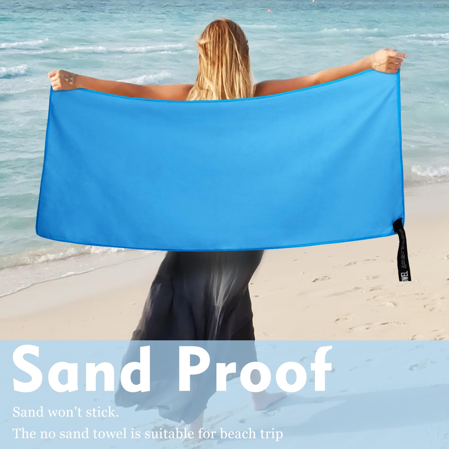 Premium Microfiber Travel Towel - Ultra Soft, Lightweight & Quick Dry - Super Absorbent Compact Towel for Camping, Backpacking, Gym, Swimming, Yoga & Hiking - Perfect for Travel, Sports & Beach Activities (XL 30
