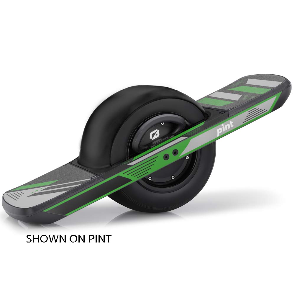 OneWheel Pint Graphics Kit - Blitz Green Rail Decals & Grip Tape Set | Earth SURF Design by Senge Graphics | Perfect for Customizing Your Electric Skateboard (Ideal for Commuting, Campus Riding & Outdoor Adventures)
