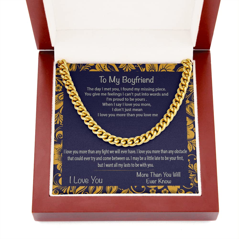 Luxury Gift Box for Boyfriend, Husband, Groom - Anniversary, Birthday, Valentine's Day & Christmas Present - Elegant Keepsake Box for Men - Perfect for Weddings, Romantic Surprises & Special Occasions