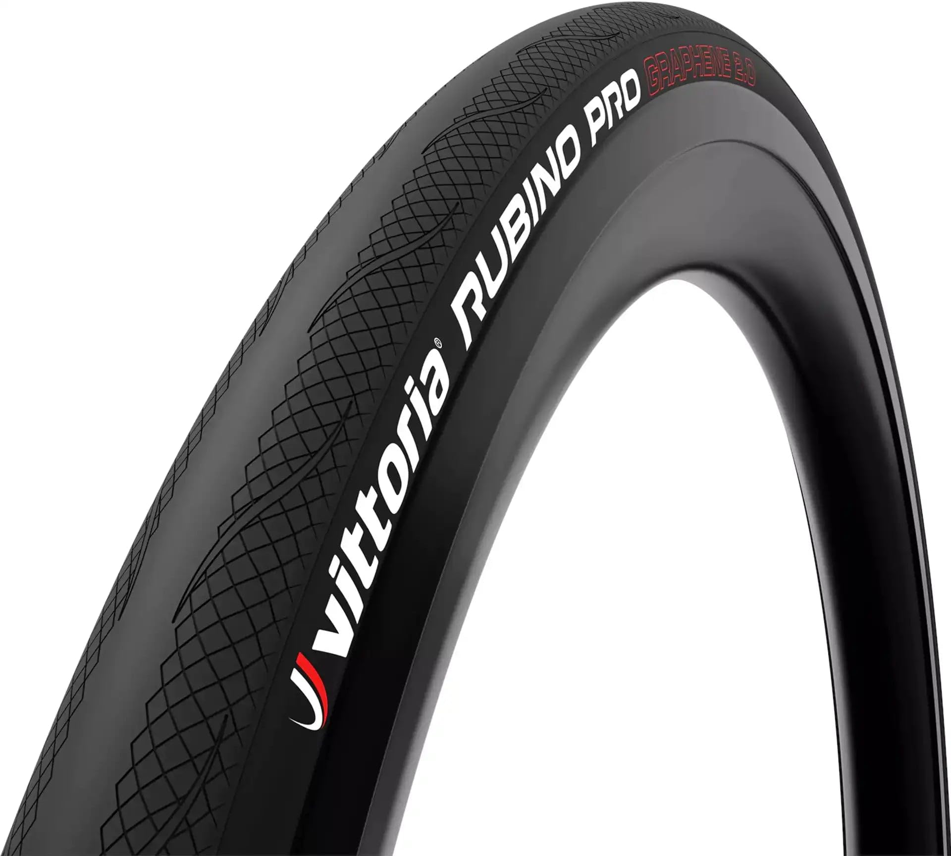 Vitoria Rubino Pro G2.0 Bicycle Tires - Tubular, Full Black, Graphene Road Bike Tires for Cycling, Touring & Racing | High-Performance Tires for Road Bikes, Commuting & Long-Distance Riding