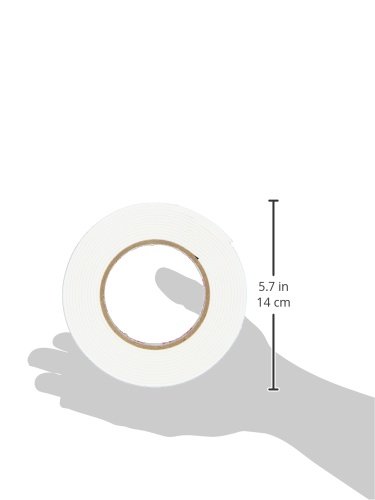 X-Press It High Tack Foam Tape - 1/2 Inch x 4.4 Yards - Strong Double Sided Adhesive for Home, Office & DIY Projects - Mounting, Sealing & Crafting Solutions