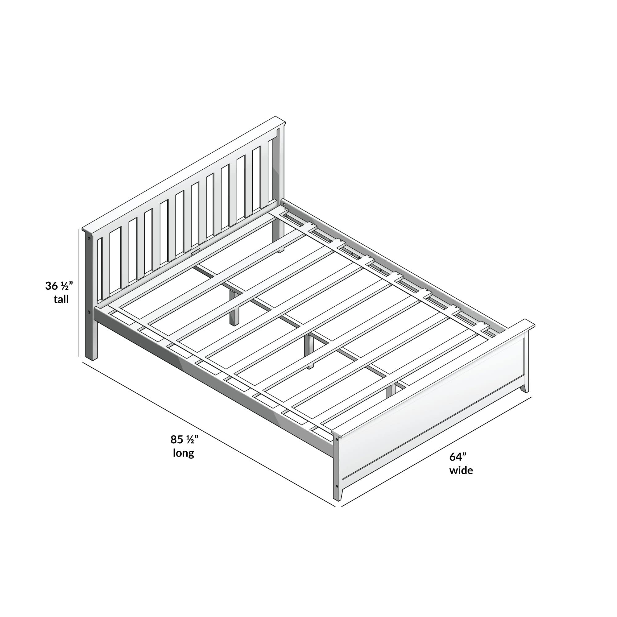 Plank+Beam Queen Size Storage Bed Frame with 4 Drawers, Rustic Clay Finish - Perfect for Small Bedrooms & Guest Rooms with Extra Storage Needs