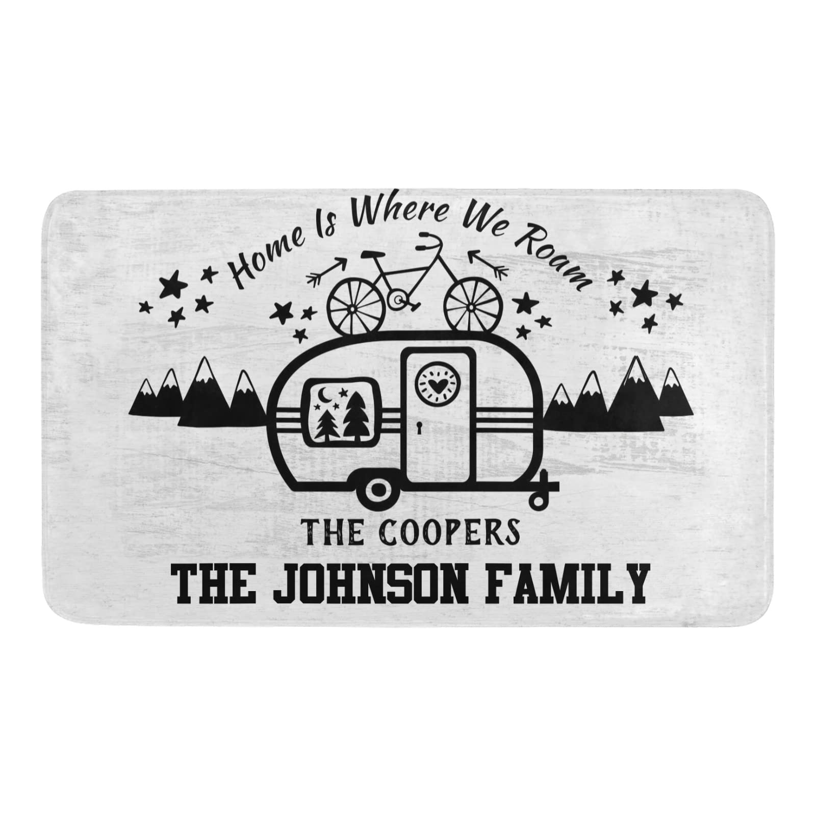 Personalized Coopers Doormat - Custom Name Welcome Mat for Indoor & Outdoor Use - 23.6 x 15.7 Inch Non-Slip Entrance Rug - Perfect for Home, Garden, Kitchen, Office & Front Door Decor - Great Housewarming Gift Idea