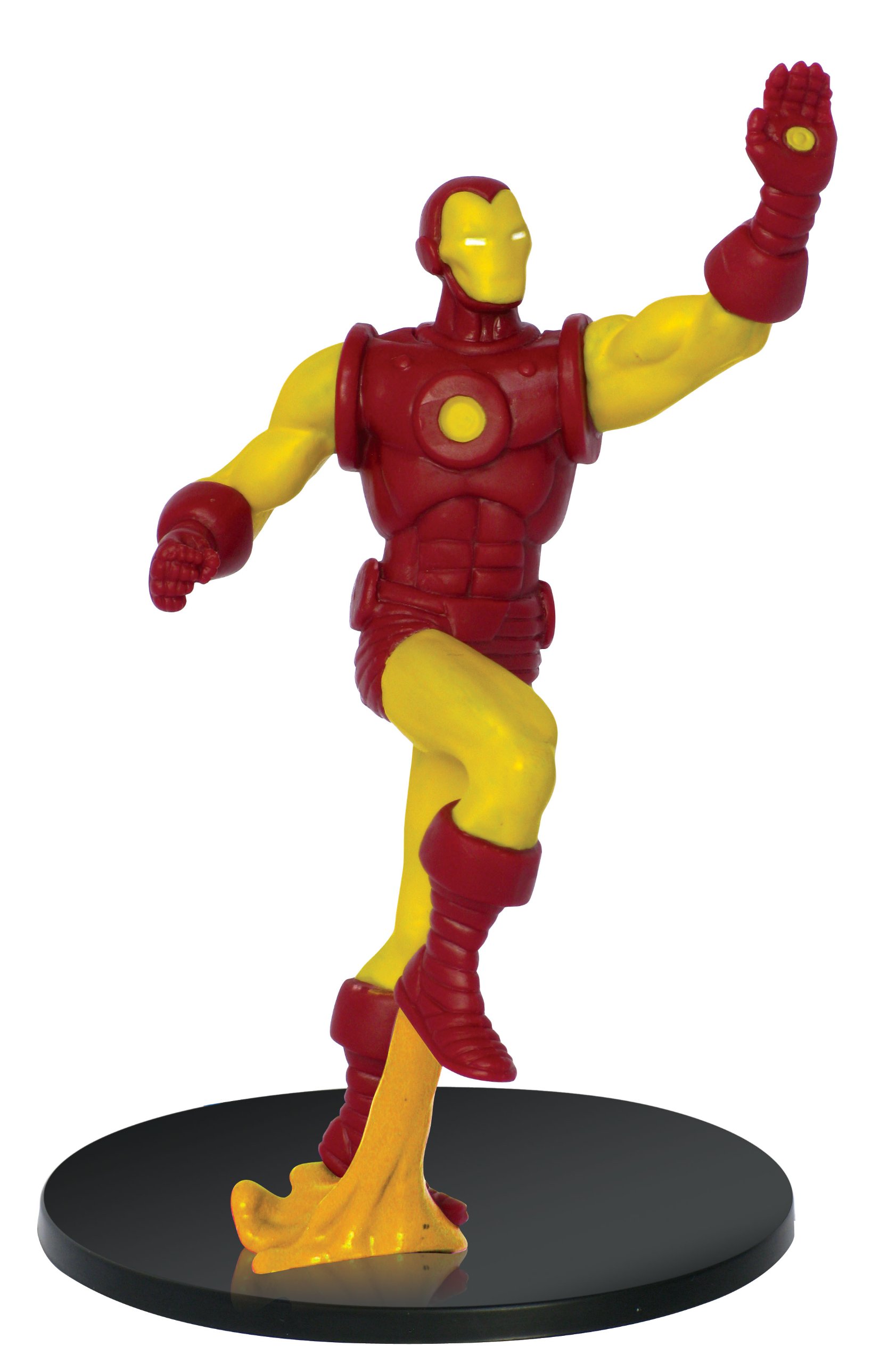 Marvel Iron Man PVC Action Figure - 4 Inch Collectible Toy for Kids & Adults - Perfect for Display, Gifts & Superhero Decor