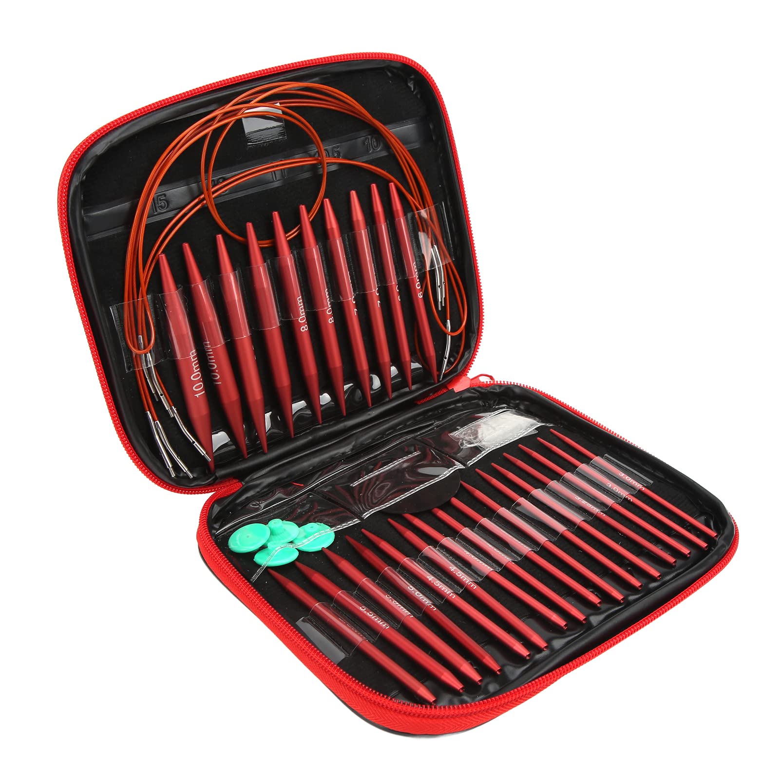 Xunn Crochet Hooks & Knitting Needles Set - Detachable Interchangeable Hooks for Crocheting Hats, Sweaters, Socks | Perfect for DIY Knitting Projects, Yarn Crafts, and Handmade Gifts
