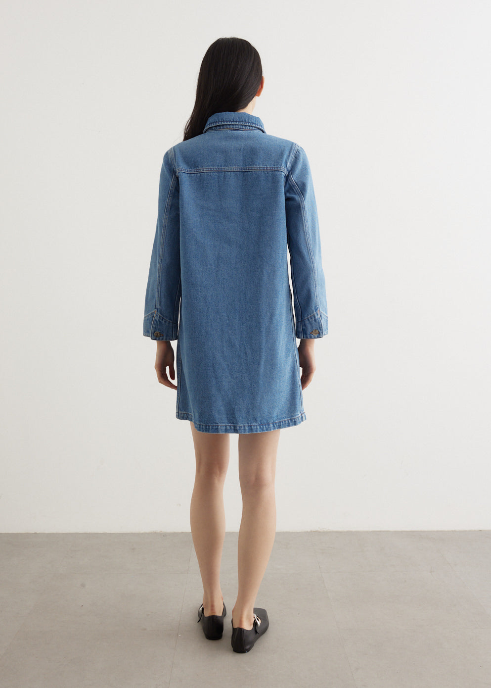 Aurelia Indigo Washed Robe - Soft & Comfortable Women's Loungewear for Spa, Home Relaxation & Cozy Evenings