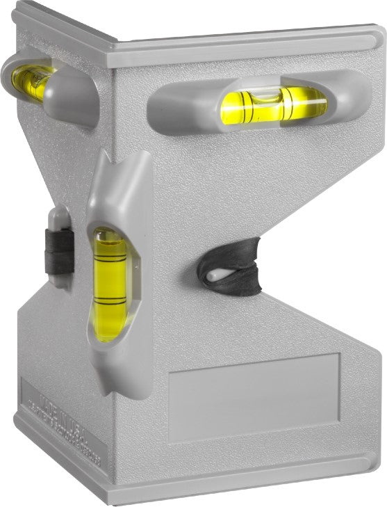 Hultafors Post Level JP - Professional Aluminum Post Level for Construction, Carpentry, and Landscaping - Perfect for Fence Installation, Deck Building, and DIY Projects