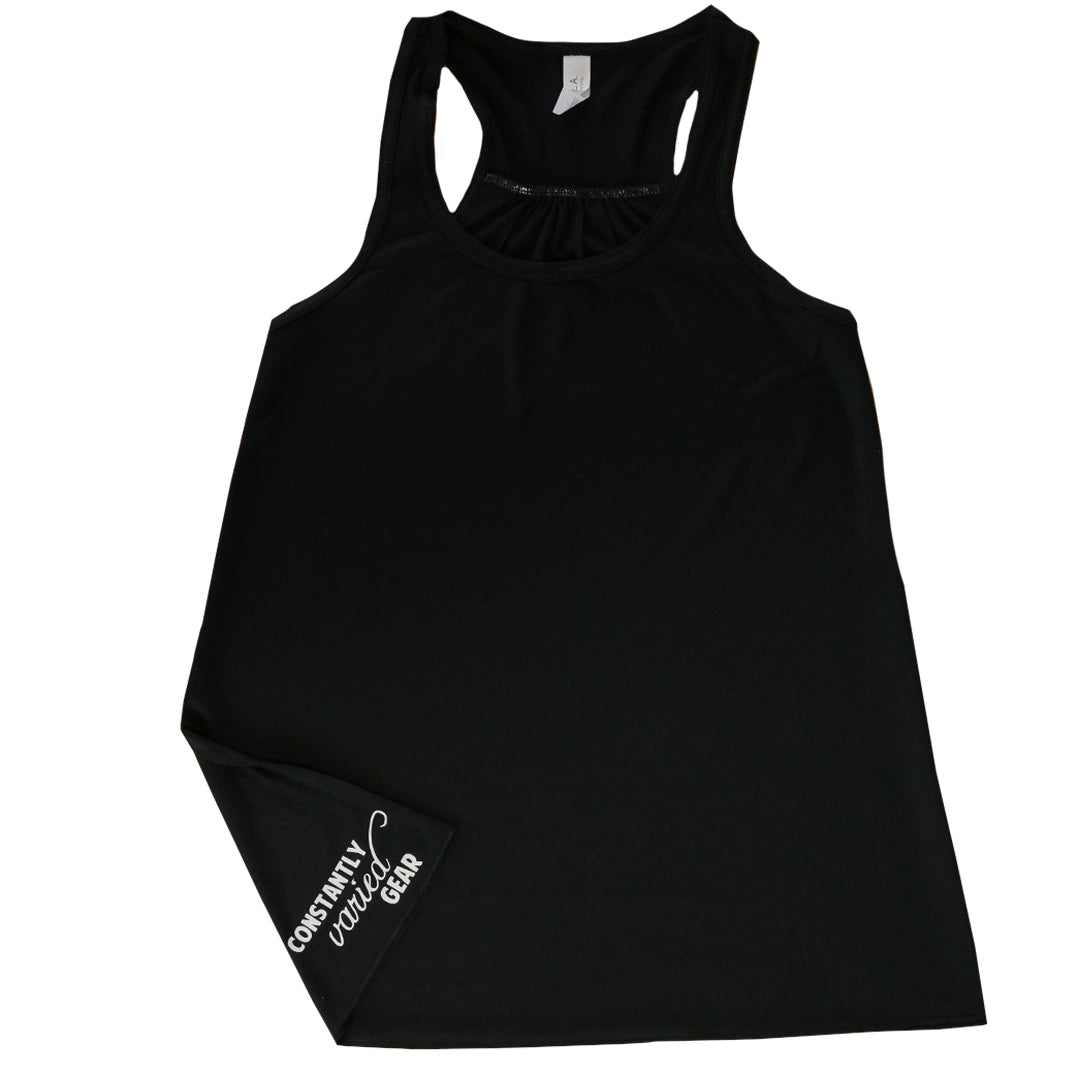 Women's Basic Flowy Racerback Tank Top - Soft Breathable Casual Sleeveless Shirt for Yoga, Gym, Summer Outfits & Layering