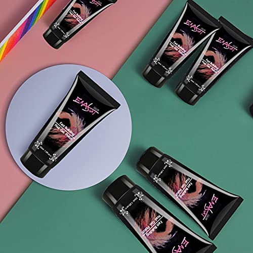 6 Colors Poly UV Gel Nail Kit - Quick Nail Extension & Builder Gel Set with Base Coat, Top Coat & Slip Solution - DIY Salon & Home Manicure Kit for Professional Nail Art & Long-Lasting Gel Extensions (Perfect for Parties, Weddings & Special Occasions)