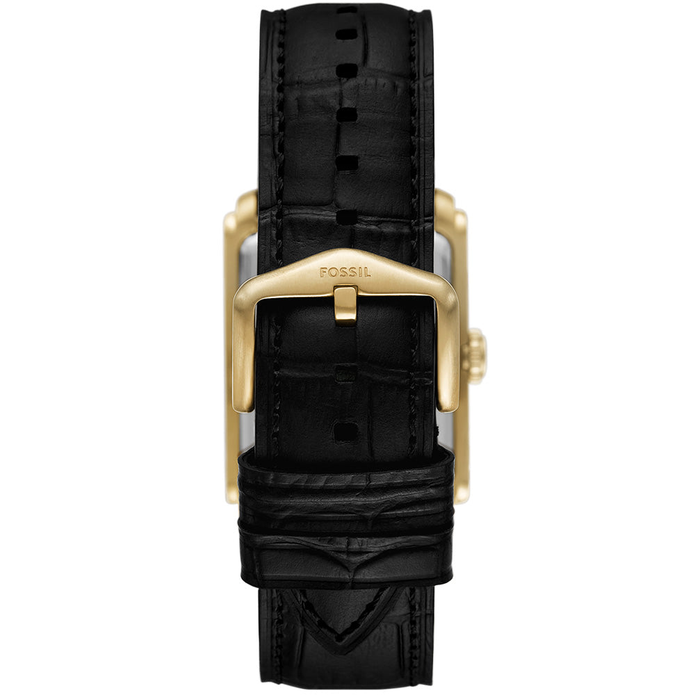Fossil Carraway FS6091 Genuine Leather Watch for Men - Classic Analog Dress Watch with Stainless Steel Band - Perfect for Business, Casual & Formal Occasions