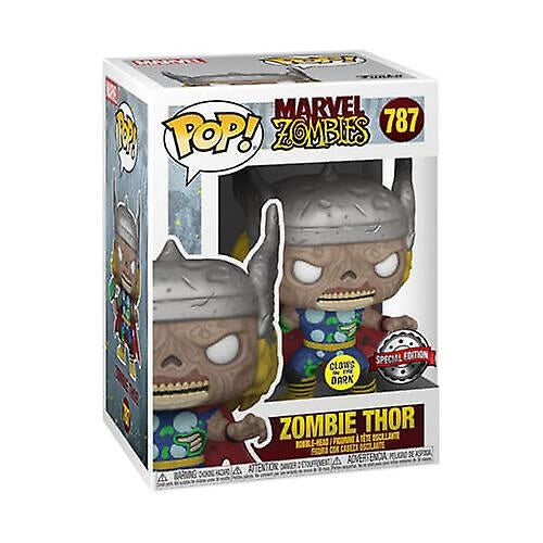 Funko Pop Marvel Zombies Thor Zombie Glow in The Dark Special Edition - Collectible Action Figure for Marvel Fans, Perfect for Display & Gift Giving