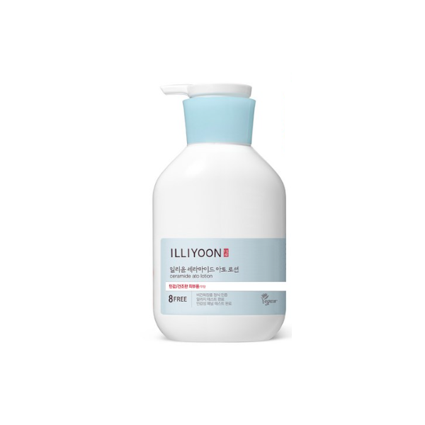 ILLIYOON Ceramide Ato Lotion - Ultra Hydrating Moisturizer for Dry & Sensitive Skin | Korean Skincare for Face & Body | Perfect for Daily Use & Eczema Relief