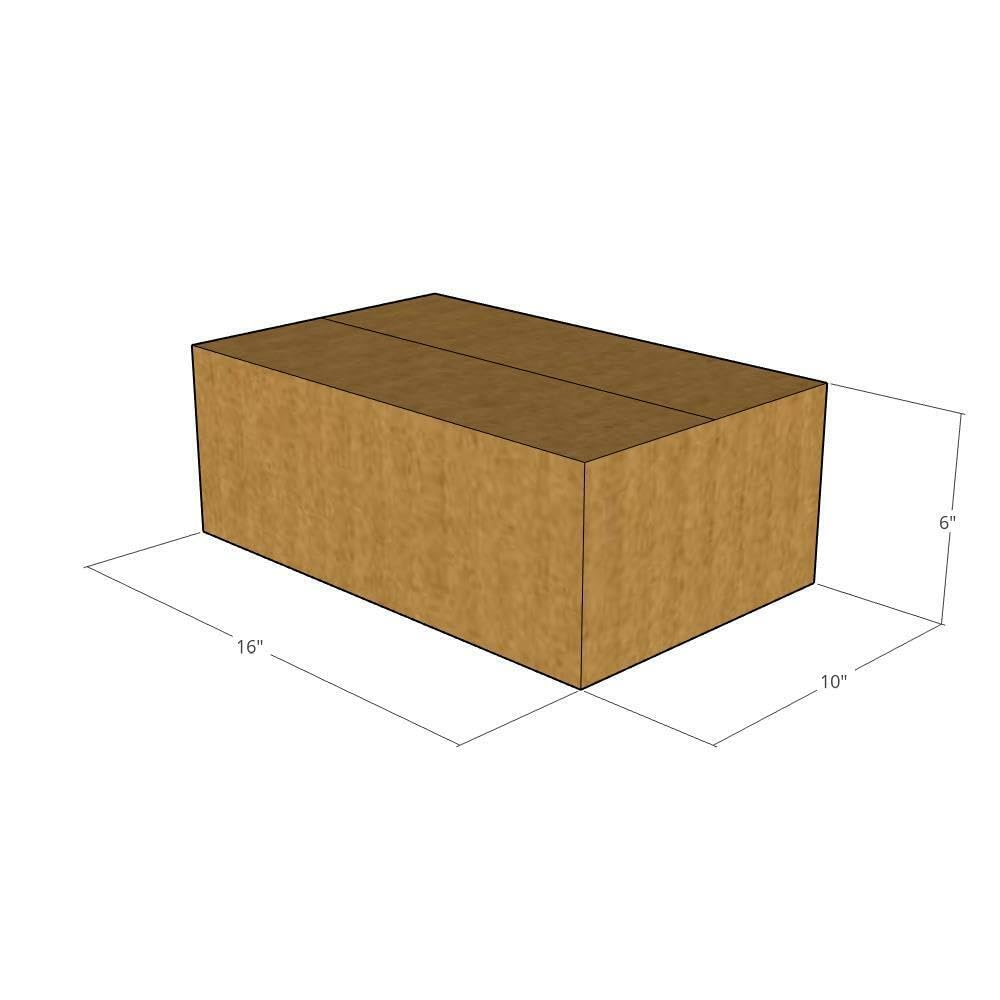 125-Pack 16x10x6 Inch 32 ECT Corrugated Moving Boxes | Heavy Duty Shipping Boxes for Business, Office & Home Use | Perfect for Packing, Storage & Moving Supplies