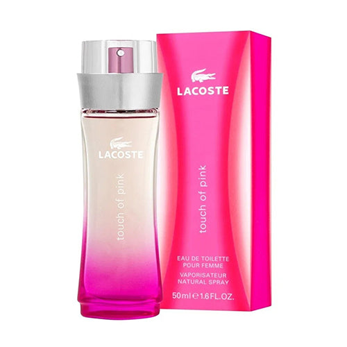 Lacoste Touch Of Pink 50ml Eau de Toilette for Women - Floral Fresh Perfume for Day & Night Wear, Work & Special Occasions