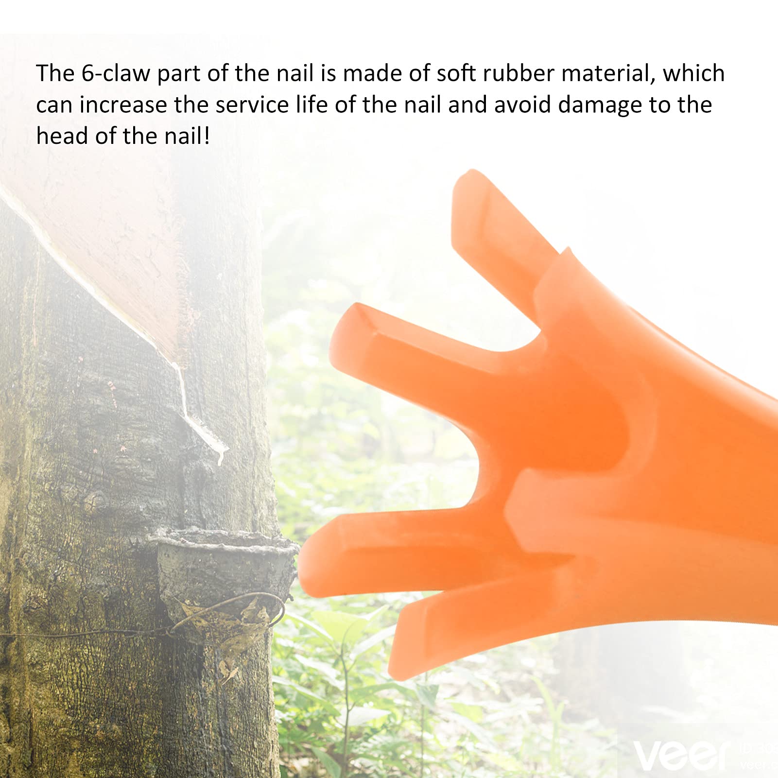 Premium Golf Ball Holder - Stable & Portable Golf Tees for Backyard, Lawn & Outdoor Practice (Orange) | Perfect for Driving Range, Backyard Training & Golf Course Use
