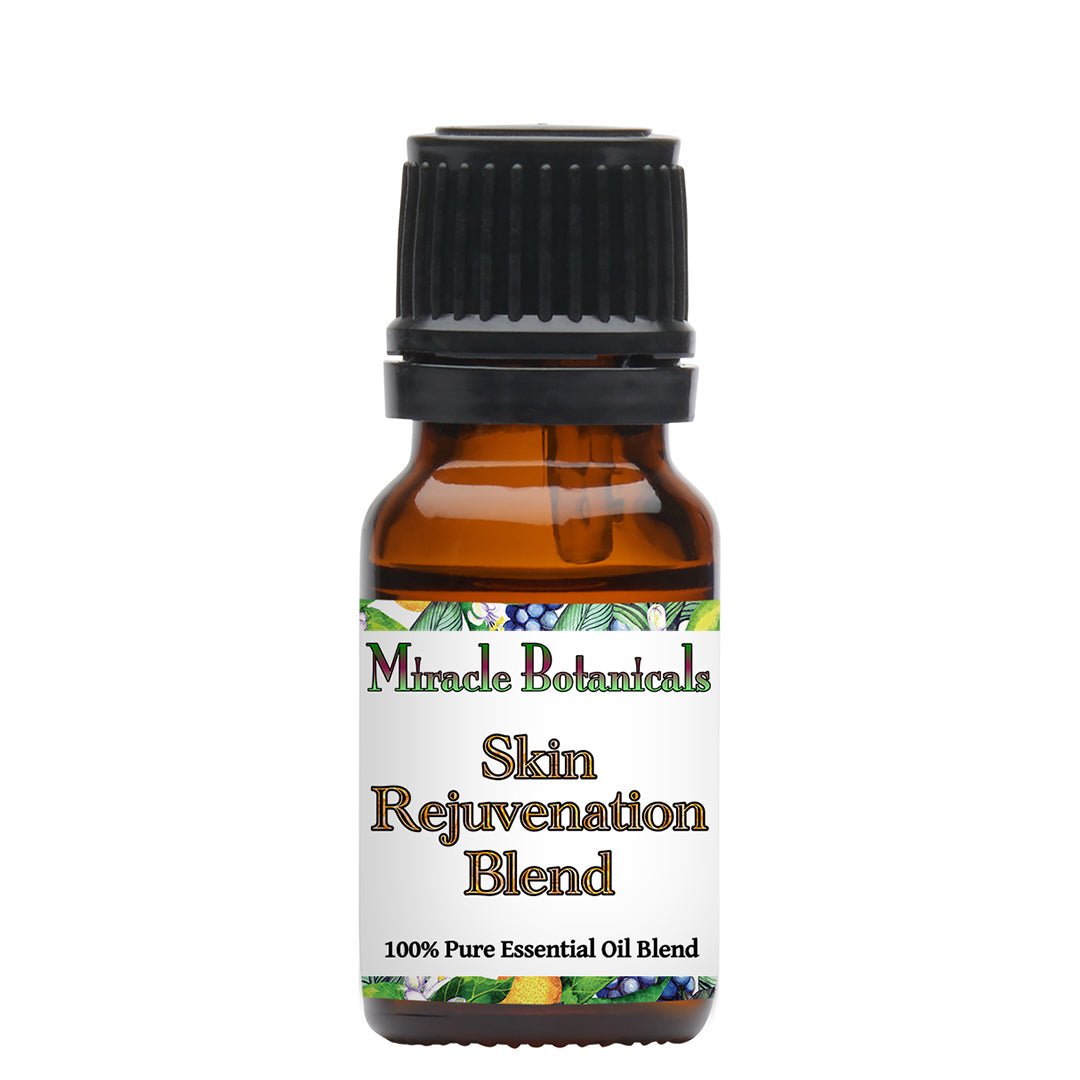 Skin Rejuvenation Blend - Anti-Aging Essential Oils & Carrier Oils for Youthful Glow | Face & Body Care for Wrinkles & Fine Lines