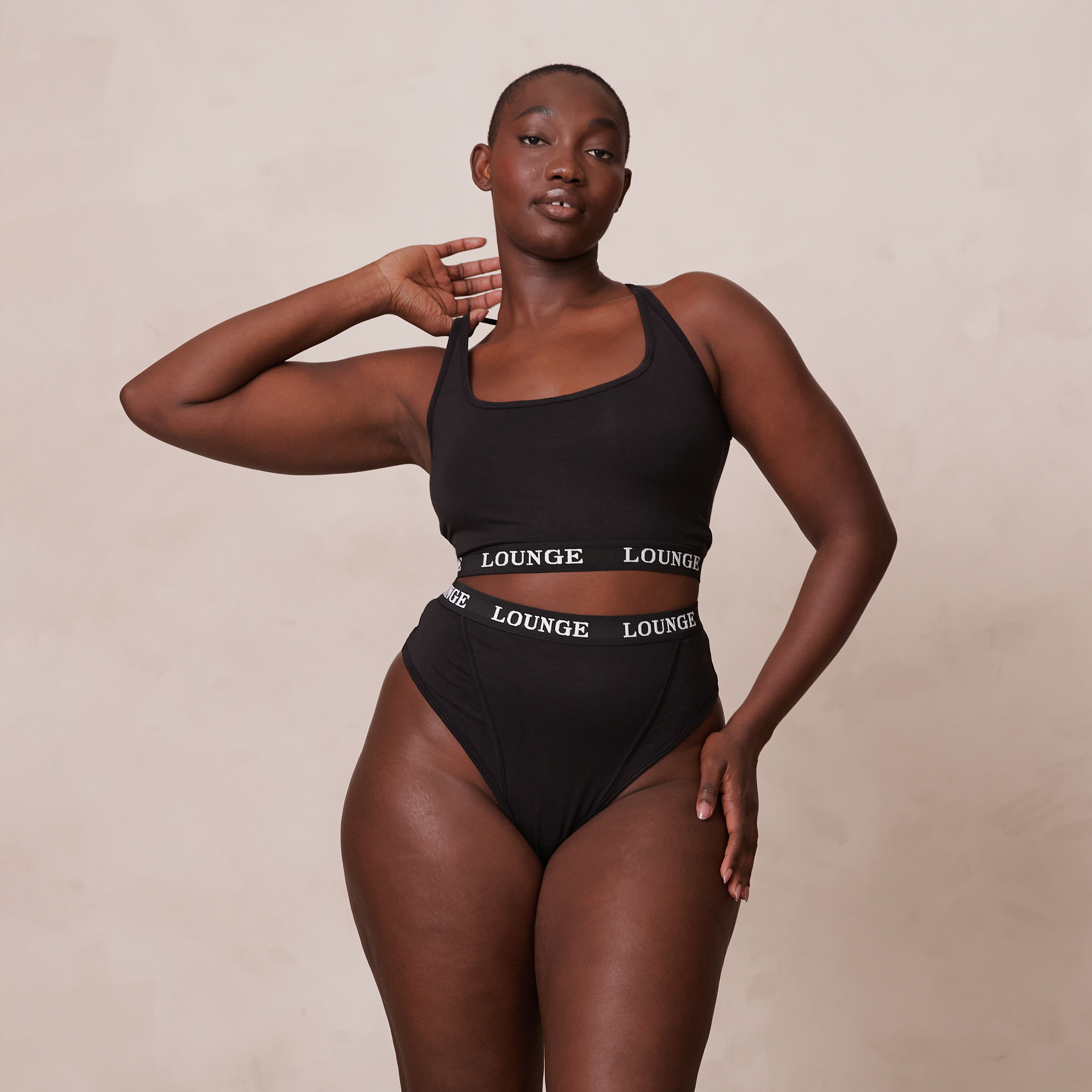 Bamboo Basic Bralette - Soft Wireless Bra for Women, Comfortable Everyday Wear, Black | Perfect for Yoga, Lounge & Sleep