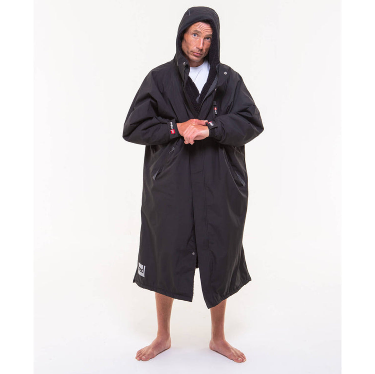 Red Paddle Pro Change Evo Long Sleeve Quick Dry Towel - Stealth Black for Surfing, Swimming & Outdoor Activities