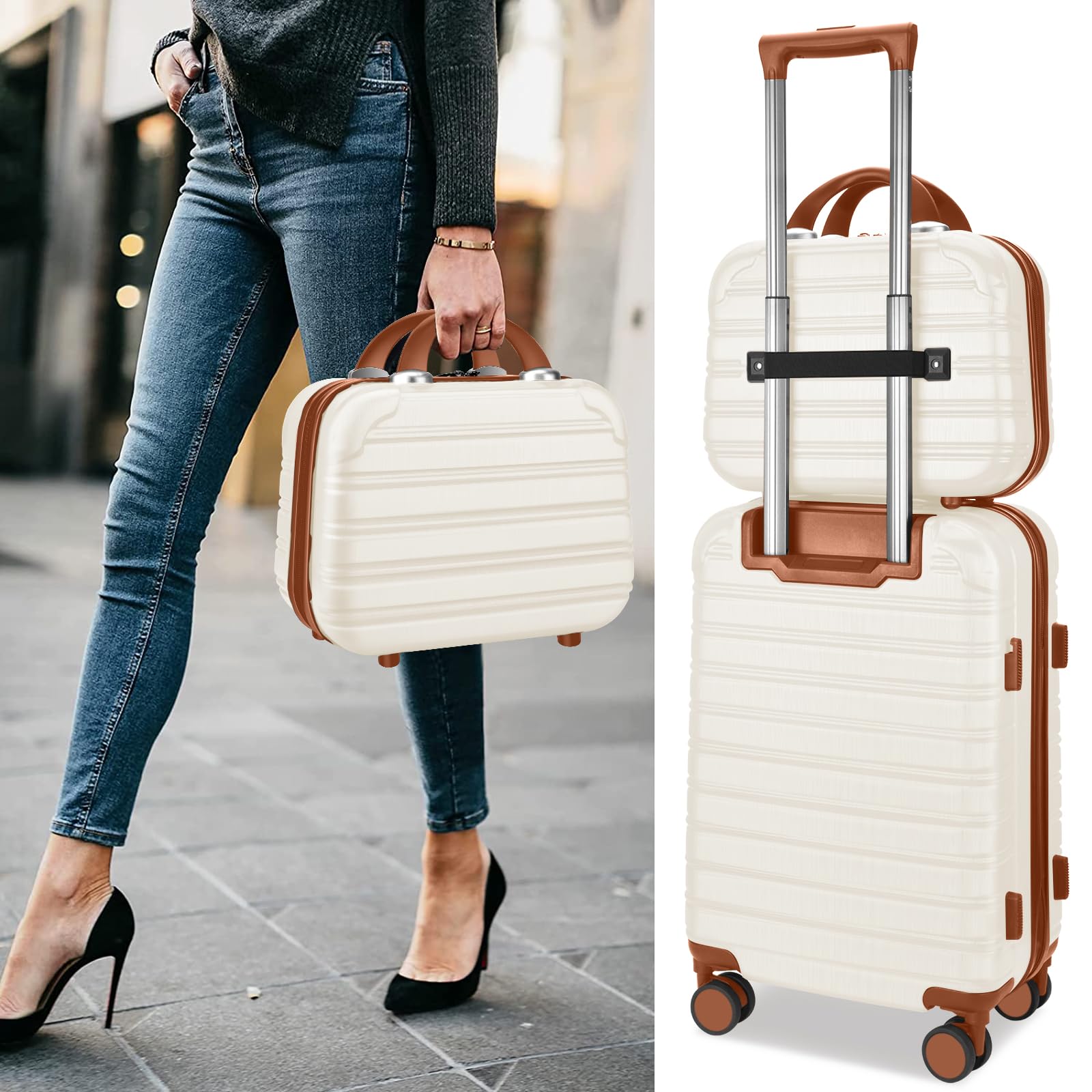 2-Piece Hard Shell Spinner Luggage Set - 14