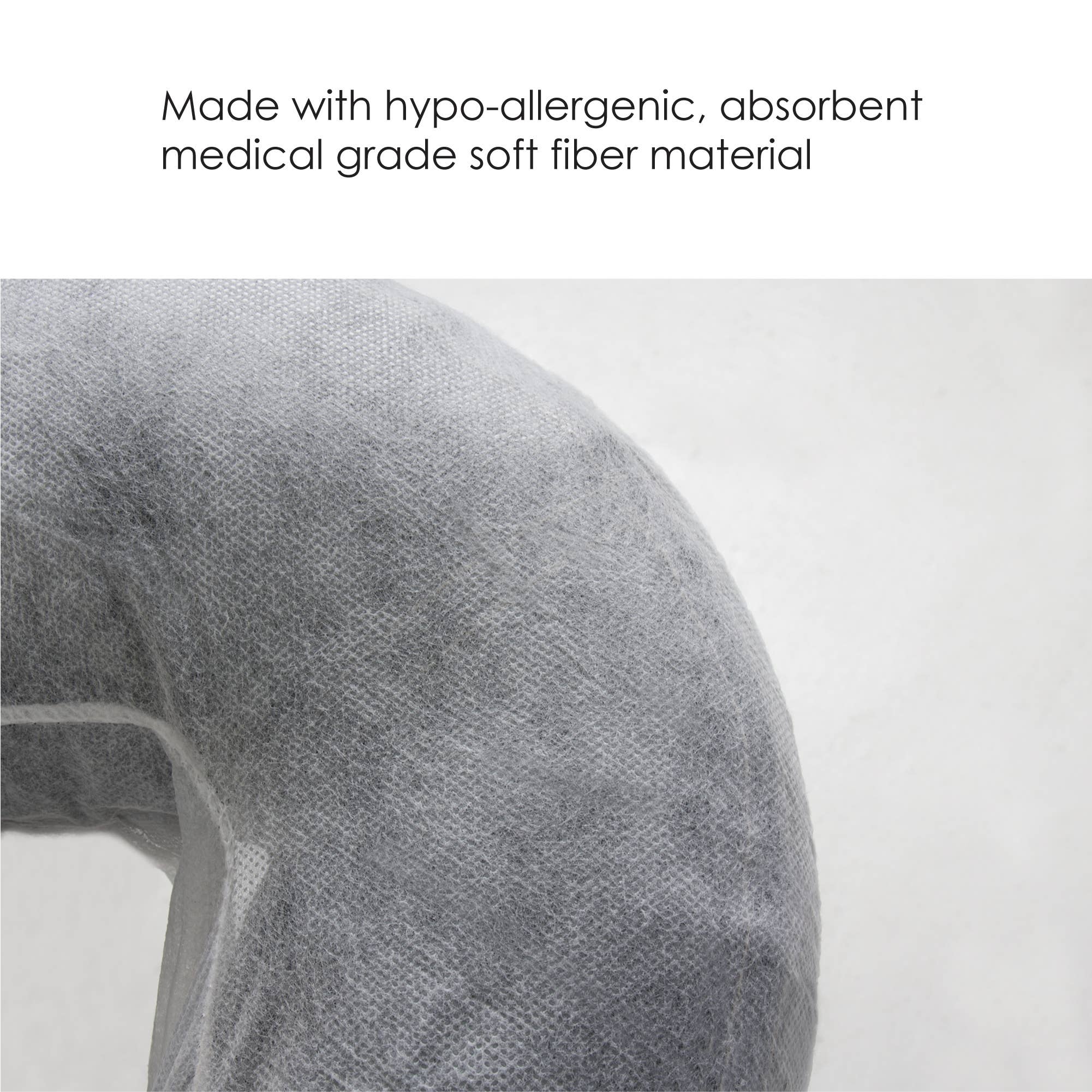 Earthlite Disposable Headrest Covers - 50 Pack | Soft & Hygienic Massage Table Accessories for Spas, Salons & Clinics | Fitted Design for Secure Fit