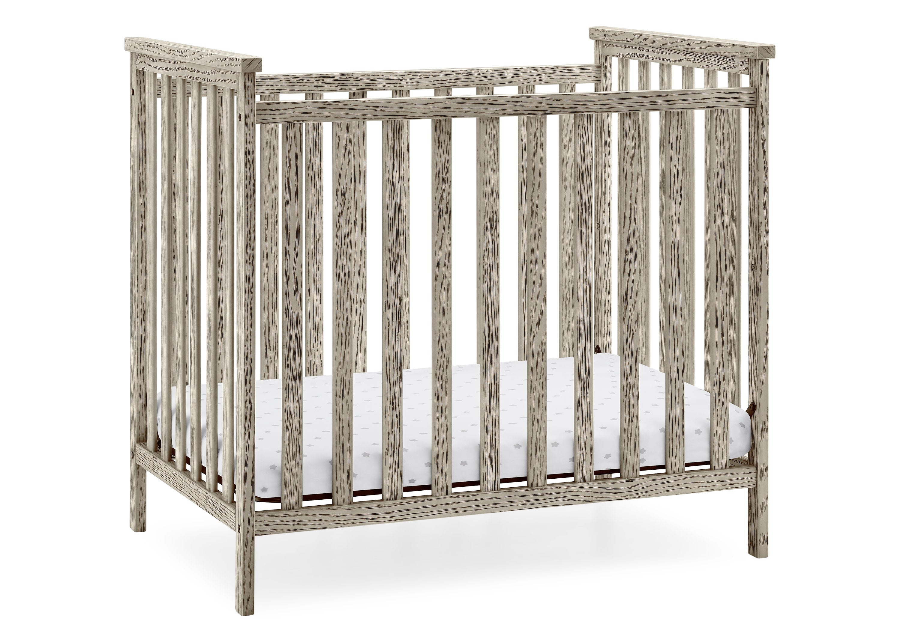 Middleton Mini Crib with 2.75 Inch Mattress - Portable Baby Crib for Small Spaces, Nursery & Travel | Perfect for Apartments, Daycare & Grandparents' House