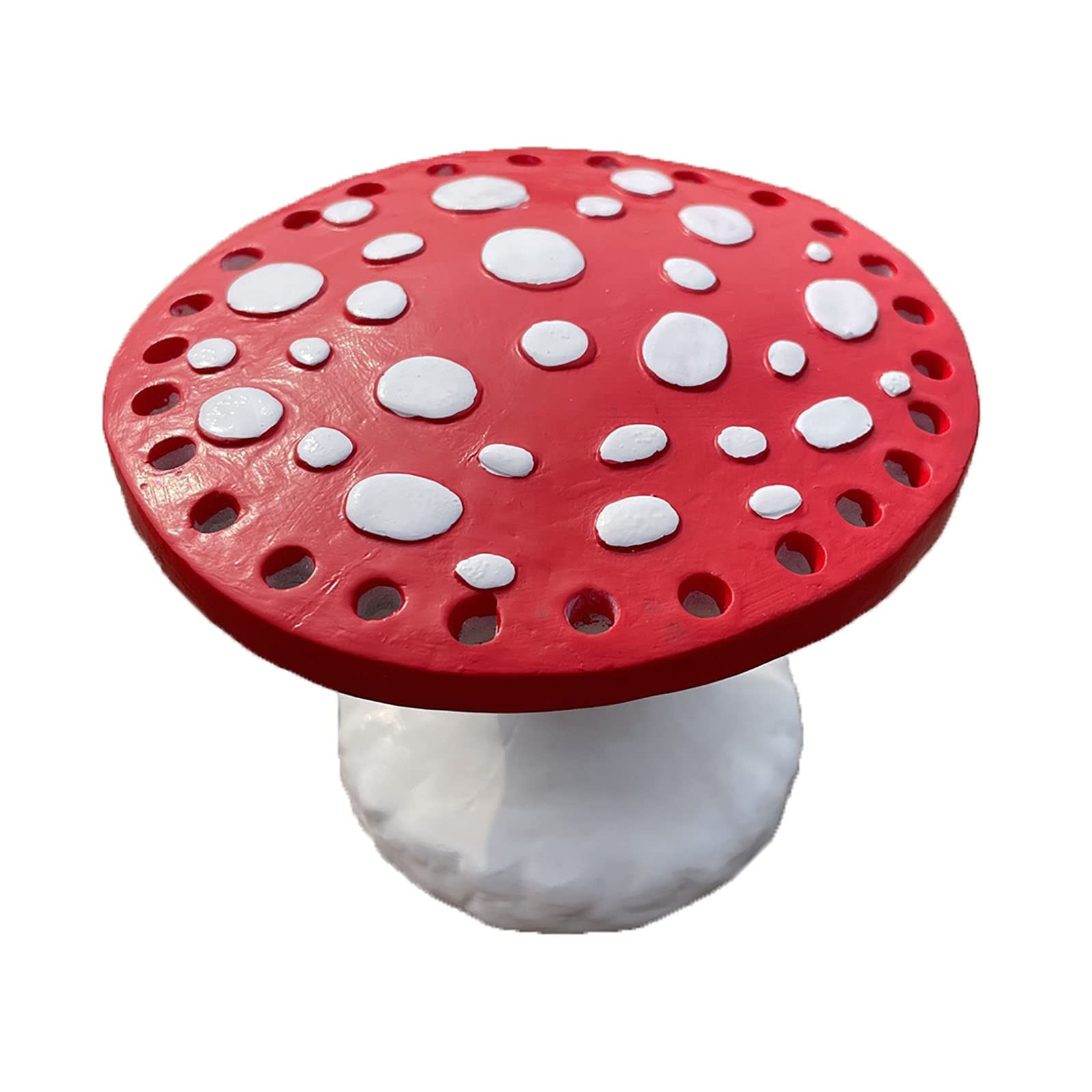 KOYLUZ Mushroom Earring Holder - Resin Jewelry Organizer & Desktop Decor for Bedroom Dresser - Perfect for Earring Storage & Home Display
