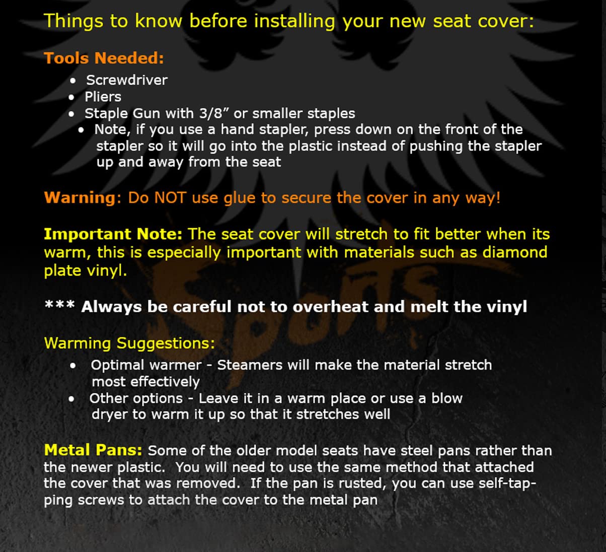 Premium VPS ATV Seat Cover Compatible with Yamaha Banshee & Benjamin - Durable, Waterproof & Universal Fit for Off-Road Adventures & Outdoor Riding