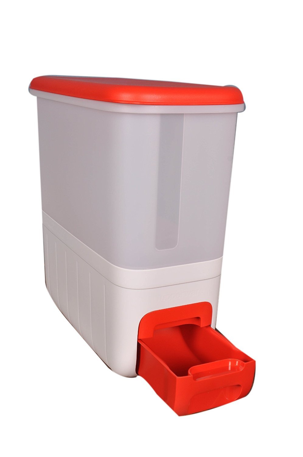 Tupperware Smart Rice Dispenser 10kg - Airtight Food Storage Container with Measuring Cup & Free Accessories - Fast Shipping - Perfect for Kitchen Pantry Organization & Bulk Rice Storage