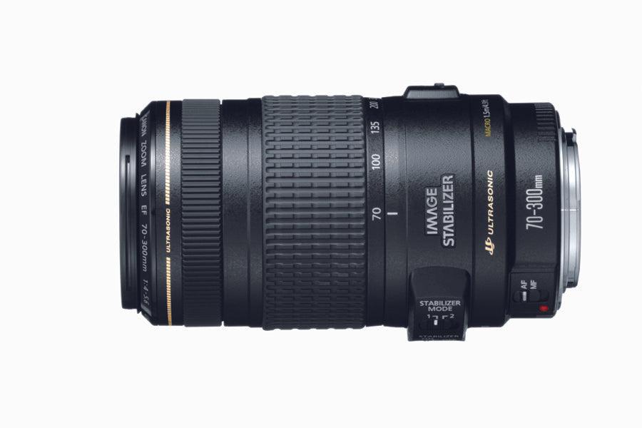 Canon EF 70-300mm f/4-5.6 IS USM Telephoto Zoom Lens with Camera Bag & 64GB SD Card - Perfect for Wildlife Photography, Sports Events and Travel Adventures