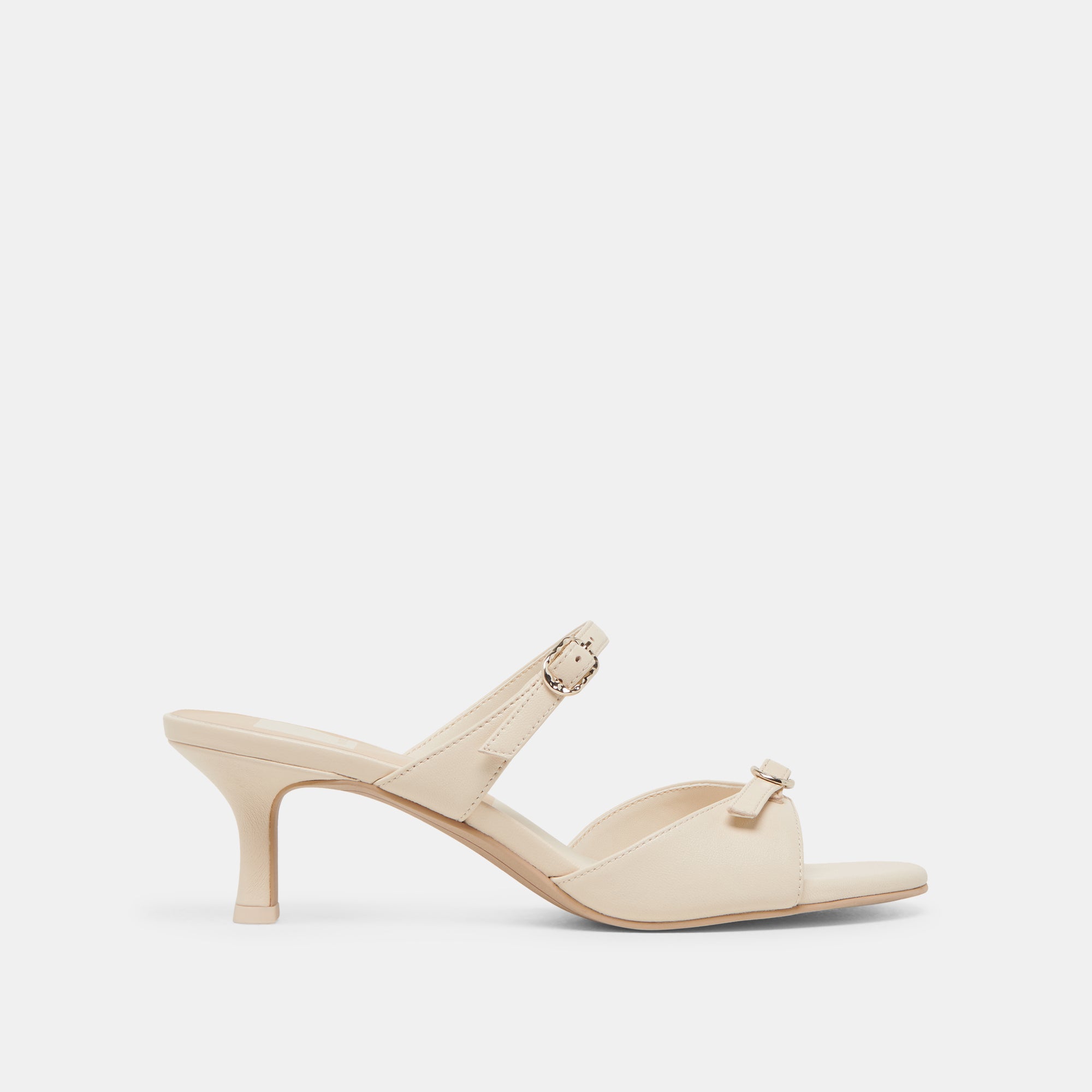 LORALI Women's High Heels - Cream Leather Pumps for Women - Elegant Dress Shoes for Weddings, Parties & Office Wear