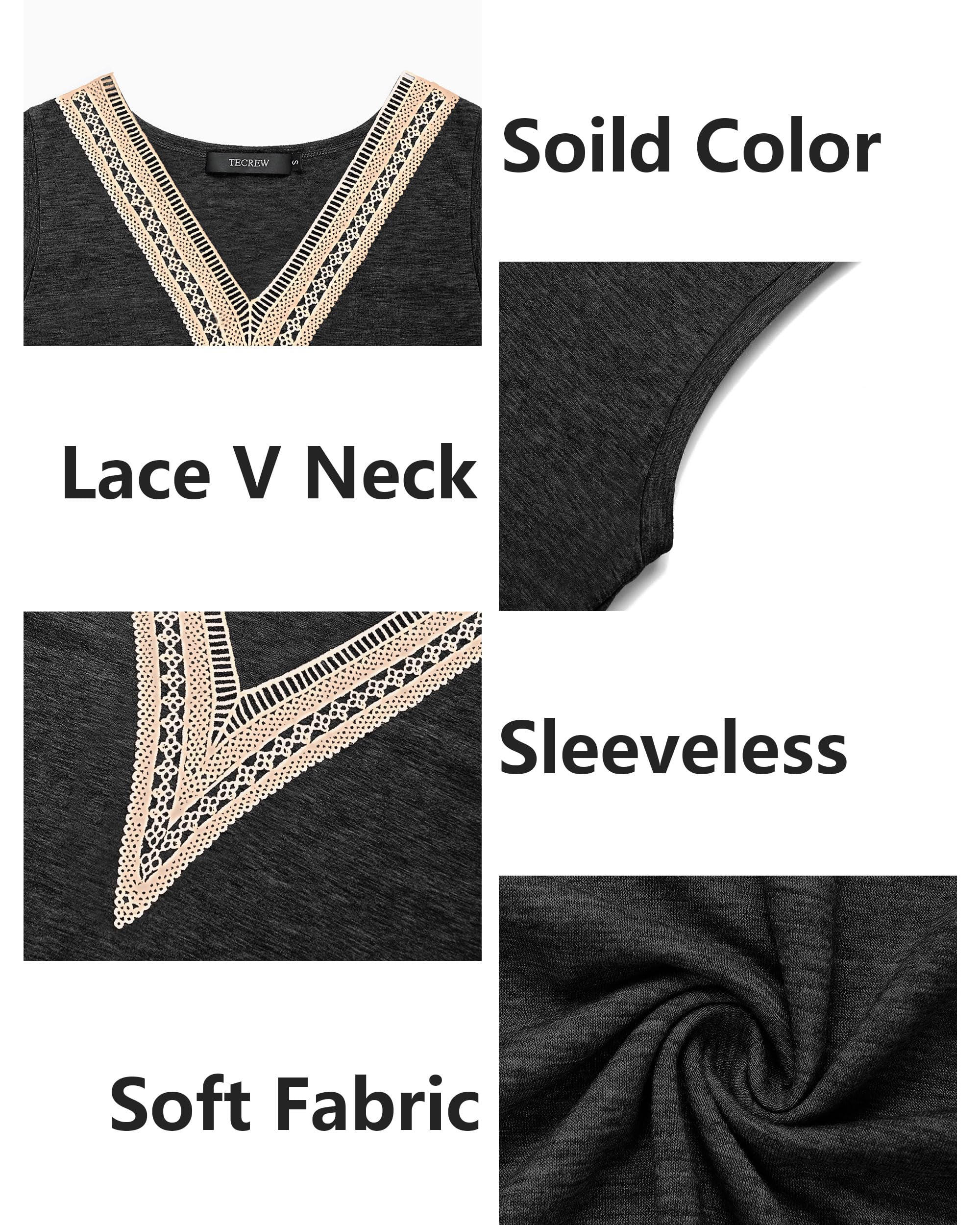 MEROKEETY Women's Casual Cap Sleeve Lace Trim V-Neck T-Shirt - Summer Loose Fit Blouse for 2025 | Perfect for Beach Outings, Office Wear & Weekend Brunch