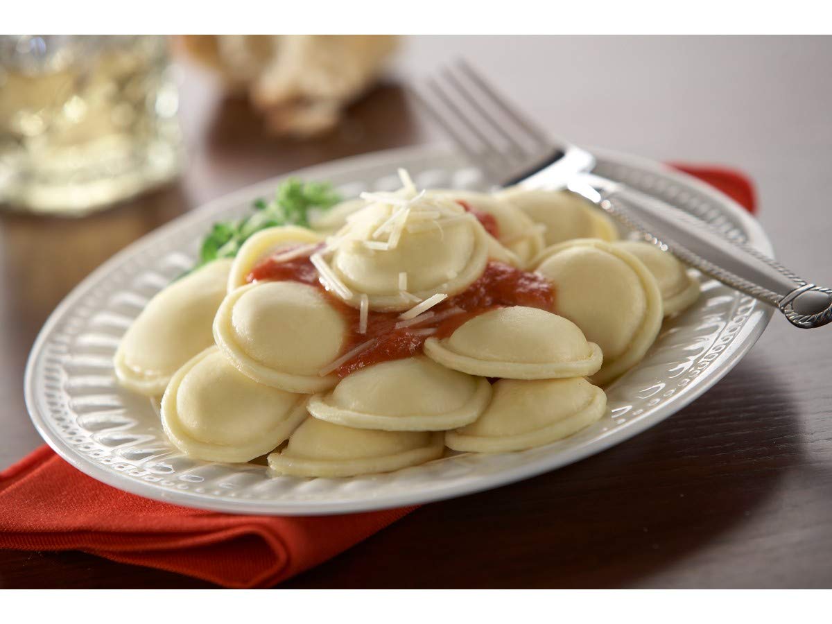 Rosina Pre Cooked Mini Cheese Ravioli Pasta - 12 Ounce (18 per Case) - Perfect for Quick Meals, Lunch Boxes & Italian Dinners