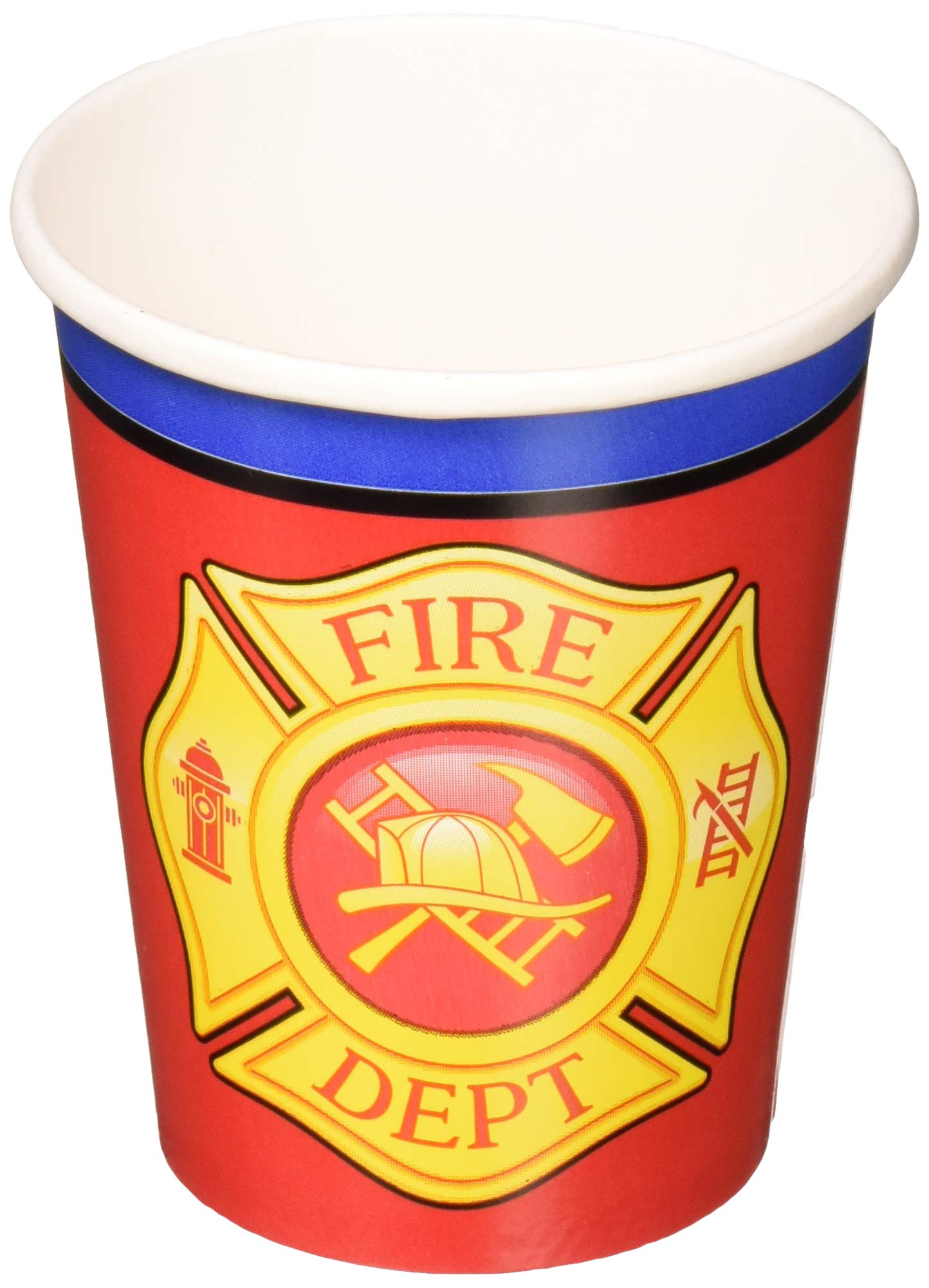 Creative Converting 9oz Hot & Cold Disposable Cups - 50 Pack Multicolor Party Cups for Coffee, Tea, and Beverages - Perfect for Home, Office, Parties, and Outdoor Events