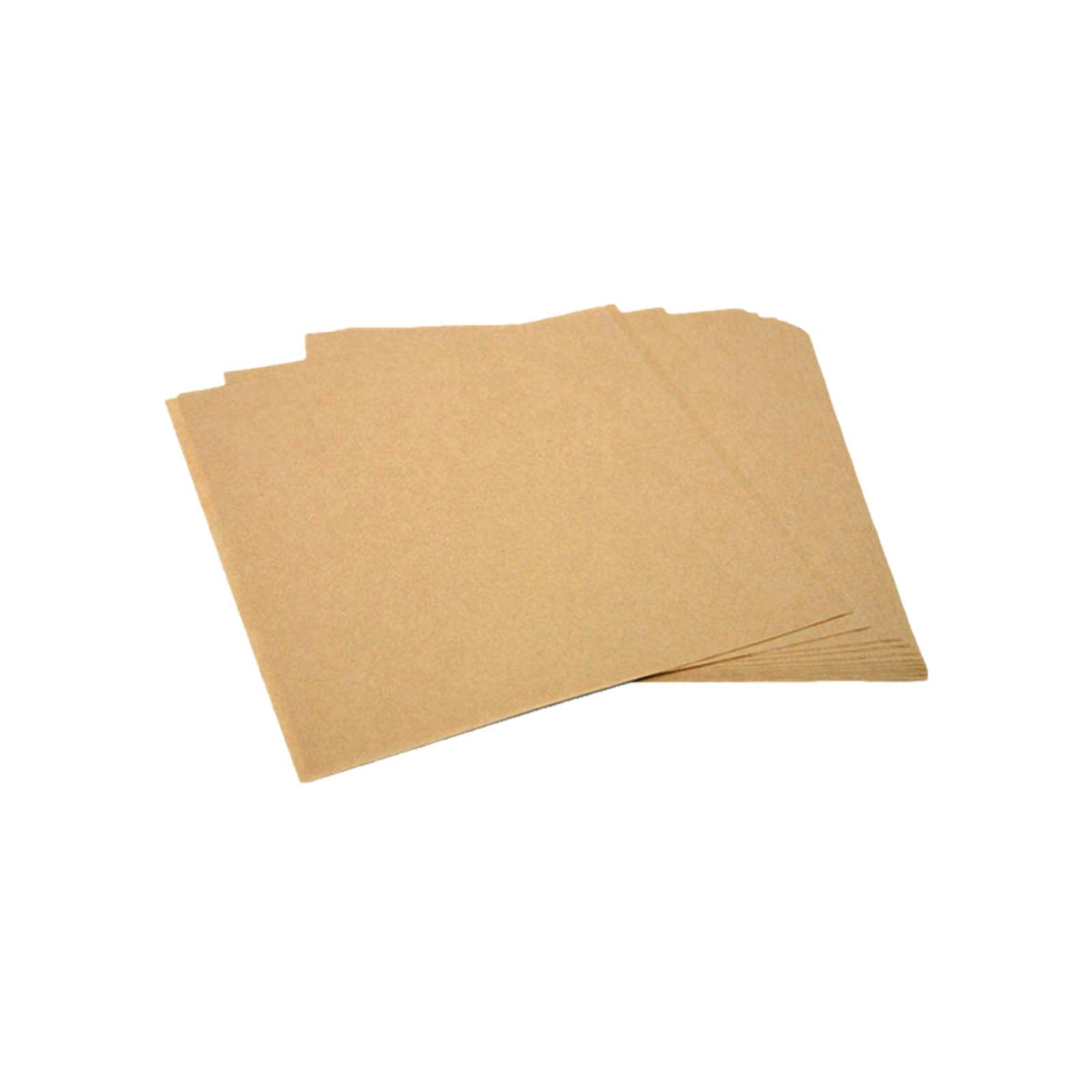 Bothyi 500pcs Unbleached Square Parchment Paper Baking Sheets - 22x22cm Natural Baking Paper for Oven, Fryer, Bakeware, Bread, Cookies & Snacks | Perfect for Baking, Roasting & Air Frying