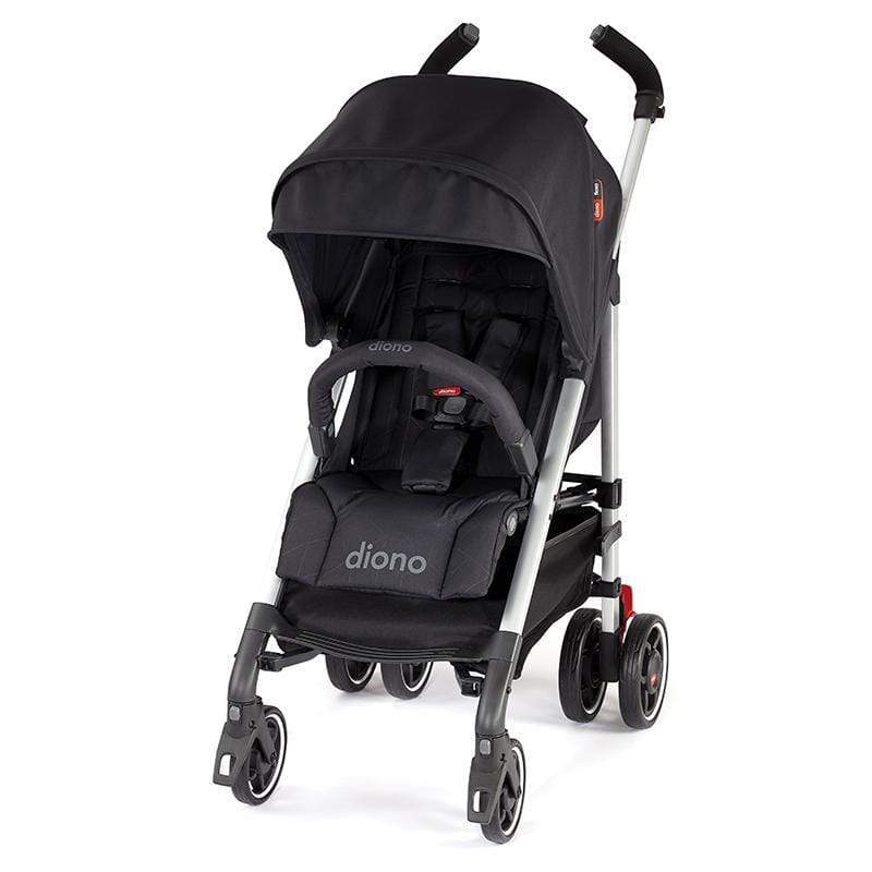 Diono Flexa Lightweight Compact Stroller for Travel - Easy Fold, Adjustable Canopy, All-Terrain Wheels - Perfect for Airports, Shopping, and Daily Walks