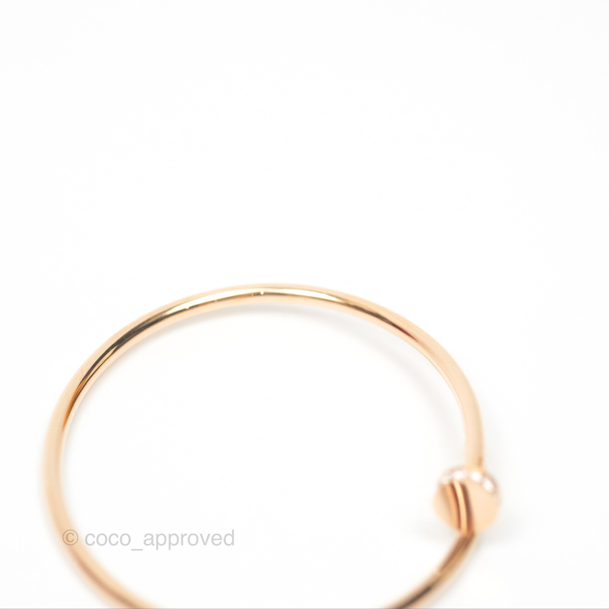 Cartier Juste Un Clou Bracelet in 18K Rose Gold with Diamonds - Luxury Jewelry for Women, Perfect for Weddings, Anniversaries & Special Occasions