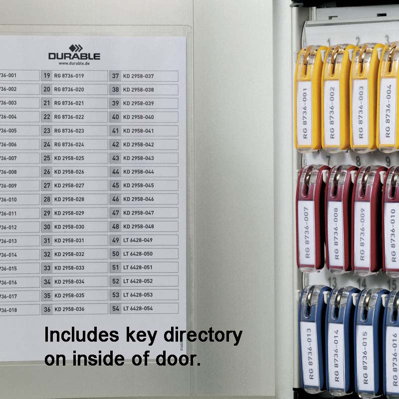 36-Key Deluxe Key Safe with Combination Lock - Secure Storage for Home, Office & Travel