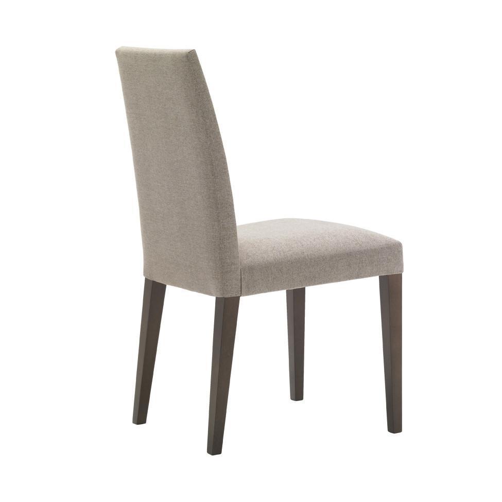 Anna SI1378 Modern Accent Chair - Mid-Century Style Upholstered Armchair for Living Room, Bedroom, Office - Comfortable Lounge Chair with Wooden Legs (Perfect for Home Decor, Reading Nook & Small Spaces)