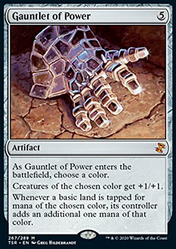Magic: The Gathering - Gauntlet of Power TSR Card | MTG Foil Rare Collector's Edition | Enhance Your Commander & Modern Deck Strategy