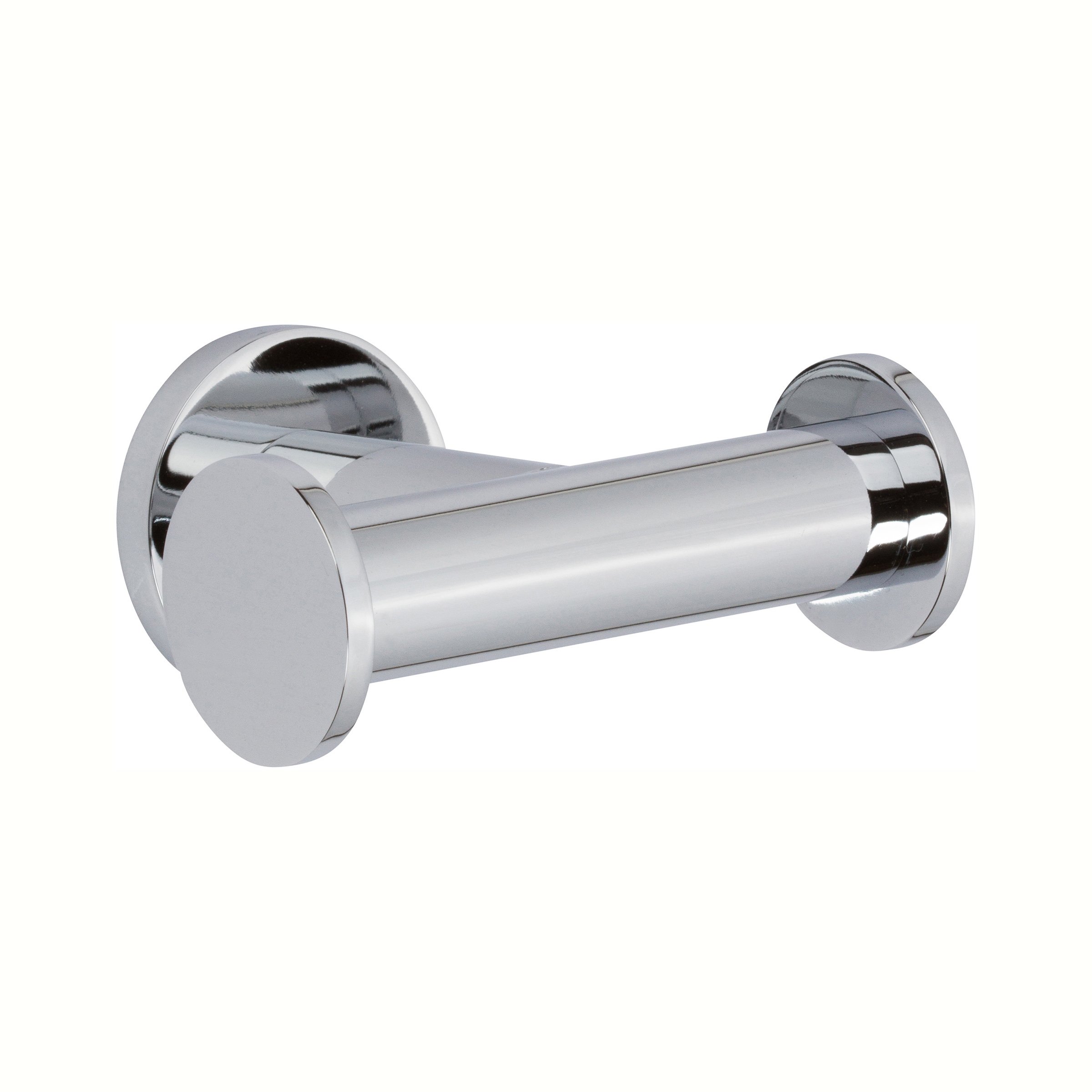 4610D/PC Kubic Double Robe Hook in Chrome - Modern Bathroom & Closet Organizer for Towels, Robes & Clothes - Perfect for Home, Hotel & Spa Decor