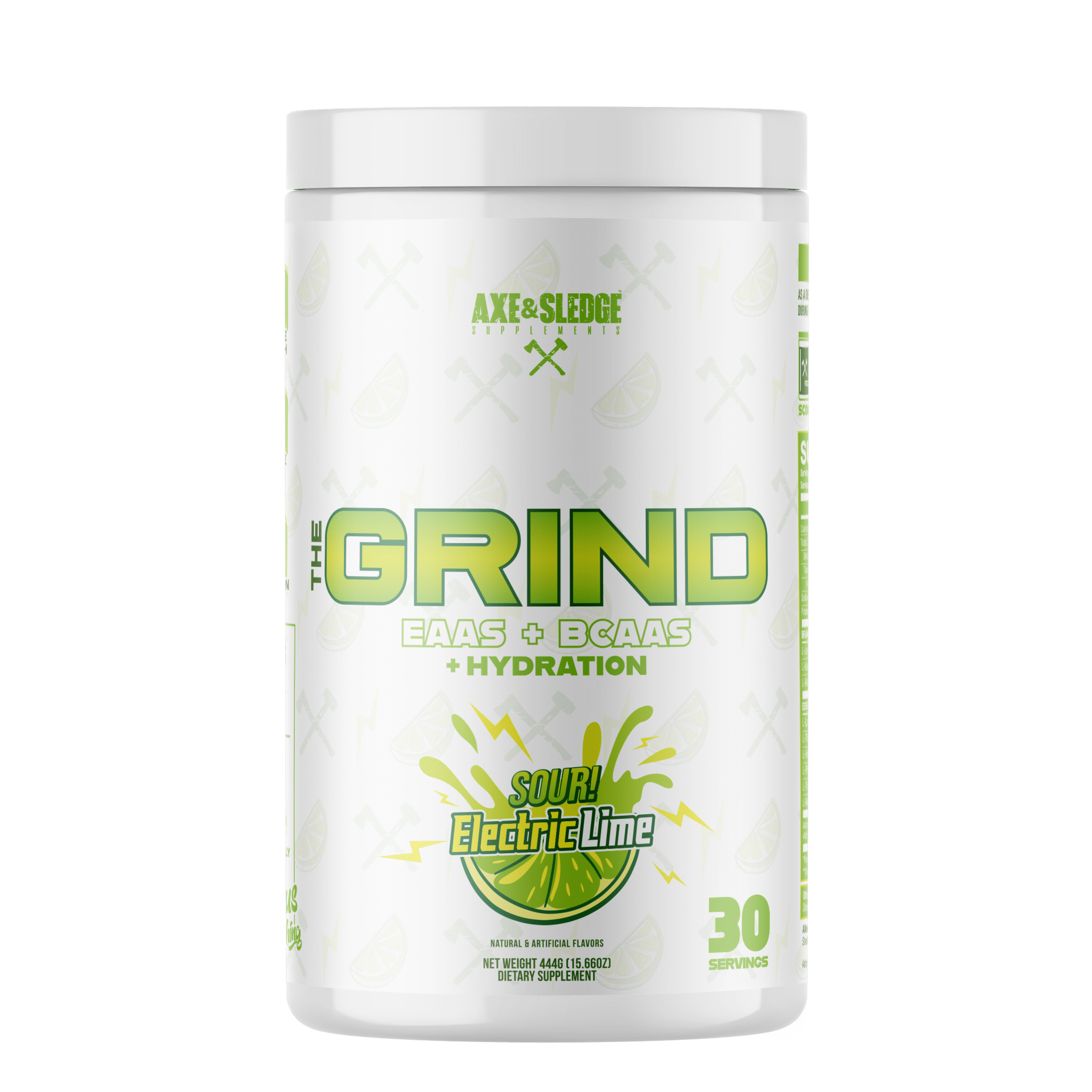 Axe & Sledge The Grind EAAS + BCAAS + Hydration Supplement - Essential Amino Acids & Branched-Chain Amino Acids for Muscle Recovery & Hydration - Perfect for Workouts, Athletes & Fitness Enthusiasts