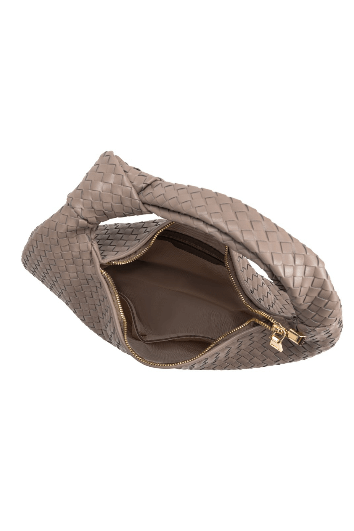 Melie Bianco Knotted Woven Vegan Leather Large Tote Bag - Stylish & Eco-Friendly Handbag for Women, Perfect for Work, Travel & Everyday Use