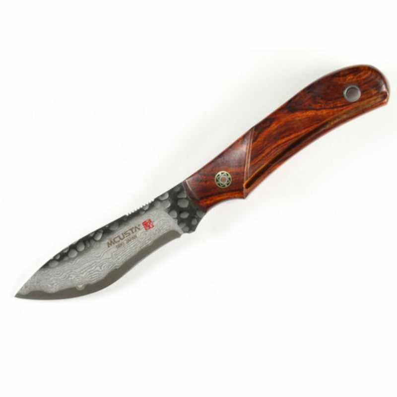 Mcusta Mike Irie Collaboration Sport 300 Damascus Knife - VG-10 Core Ironwood Handle 6.5