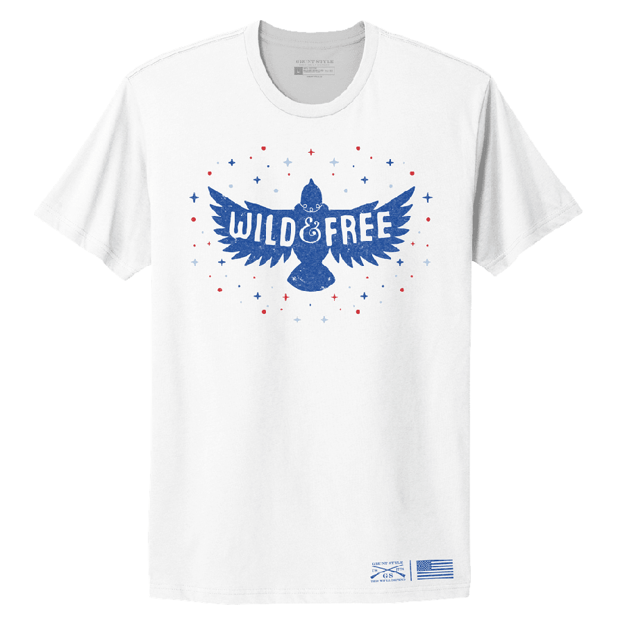 Women's Wild & Free Boyfriend Fit T-Shirt - Soft Cotton Oversized Tee for Casual Wear & Street Style | White