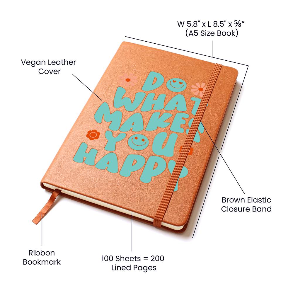 Dream Journal Vegan Leather Notebook - Inspirational Writing & Gratitude Diary for Mindfulness & Self-Care | Perfect for Meditation, Goal Setting & Personal Reflection